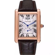 Cartier Tank Series W1560003,, 6 O'clock Real Kinetic Energy Display Swiss 2824 Automatic Mechanical