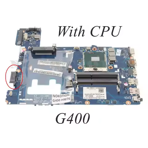 VIWGP GR LA-9632P MAIN BOARD For Lenovo IdeaPad G400 Laptop Motherboard HM76 DDR3 UMA HD With CPU