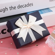 7.3*9*3.7cm Bow Gift Box Jewelry Box Earrings Necklace Storage Box Heaven and Earth Cover Jewelry Pa