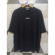 Vetements Small Logo XL Tshirt