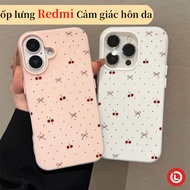 【Redmi Case】Cherry Bow Red Case For Redmi 14C 13C 12C 10C 9A 12 13X 10 13 9C 9T A2 Note 8 9 12 10s 1