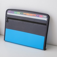 Expanding File Folder、Folder Fail 、File Folder A4 Size 、13 Pockets Expandable Divider Zipper Storage
