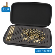 338 Rounds .22LR Bullet Box Ammo Storage Carry Case Ammunition Holder Cartridge Ammo Pouch Handbag S