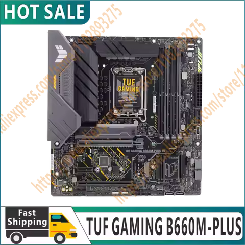 The new TUF GAMING B660M-PLUS D4 motherboard supports PCIe 5.0128GB DDR4 5333, M.2 slot B660 mATX ga