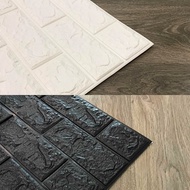 White Brick Foam Wallpaper Size 70cm x 77cm