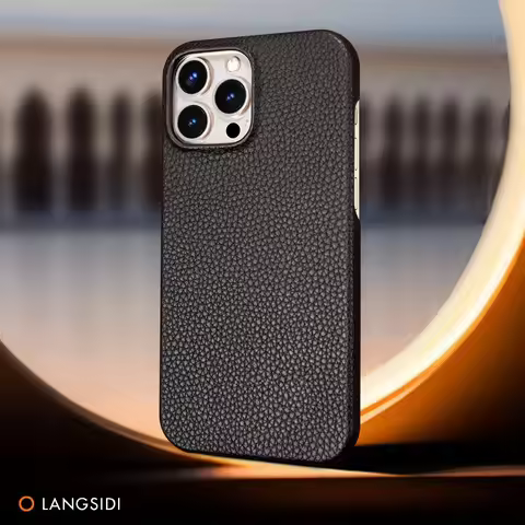 Clearance Sale Luxury Lychee Genuine Cowhide Leather Phone Case for iPhone 13 Pro Max 13Pro 13 Mini 
