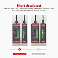 One Set HT812A Circuit Detector RJ11 RJ45 Signal Inspector Fits CAT5 CAT5E CAT6 CAT6A Wires