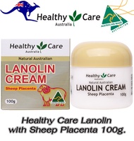 ครีมรกแกะออสเตรเลีย สูตรลาโนลินผสมรกแกะ Healthy Care Lanolin with Sheep Placenta 100g