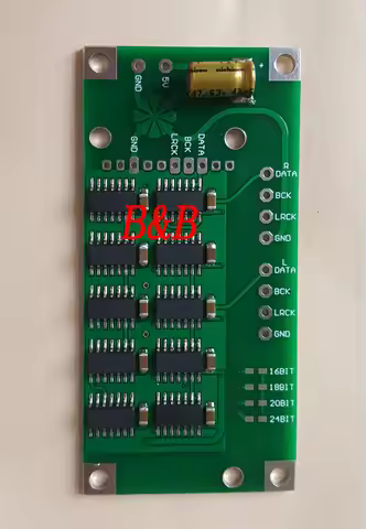 NOS DAC/I2S Format NOS Decoder Shifter Board and I2S Data Conversion Right Alignment Format