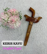 KERIS KAYU (TRADISIONAL HIASAN PENGANTIN LELAKI) untuk BUDAK & DEWASA