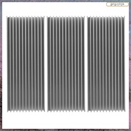[L E U R] 3 Pcs Aluminium Power Amplifier Heatsink Heat Sink 100X40X11mm