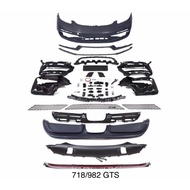 Porsche Cayman boxter 718 GTS bodykit body kit front bumper cover rear diffuser lip skirt grill gril