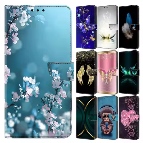 3D Magnetic Flip Leather Wallet Case For Xiaomi 15 15T 14 14T 13 13T 12 12X 12T 11 11T 10 10T 10i 9 