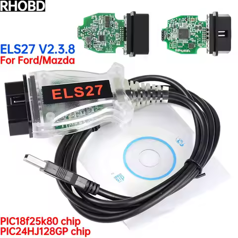 NEW ELS27 V2.3.8 FORscan OBD2 Scanner PIC24HJ128GP Ft/Di Mircochhip els27 Multi-Language Is A for Fo