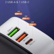LDNIO快叉32W充電器PD+2USB+QC3.0蘋果快叉線