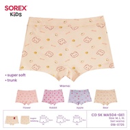 [ 3 PCS ] Sorex MA 504 Short Girls' CD | Girls' Hotpants Boxer Briefs | OPEN OPEN OPEN