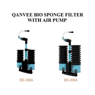 Qanvee Sponge Filter With Air Pump DD-100A/DD-200A