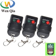 WenQia Auto Gate Door Remote Control 433mhz 330mhz SMC5326 8 Dip Switch include 23A 12V battery 3pcs