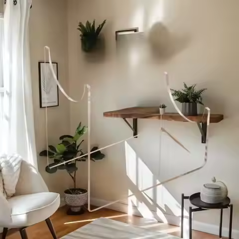 1/2Pcs Transparent Acrylic Stand Shofar Horn Display Stand Swords Bracket U-shaped Rack Holder For O