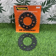 (PROMORIN) 415 LC135 RXZ Y125 SRL 110 BLACK SERIES SPROCKET FULL REAR FRONT 4 LUBANG BELAKANG DEPAN 
