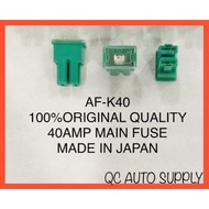 AF-K40 JAPAN 40AMP MAIN FUSE FOR USE ON: UNIVERSAL VEHICLE (100% JAPAN QUALITY)