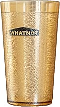 WHATNOT PT-01-AM 4962308014409 Plastic Tumbler, Amber Tumbler, Plastic, Diameter Approx. 2.8 inches 
