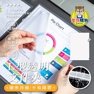 L-Shaped Transparent Folder [Rich Shopping] A4 Folder L-Shaped Folder L-Shaped Folder Folder Folder 