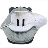 BB豆豆毯包被  多功能使用 BB車，汽車安全座椅，餐椅等等初生BB必備