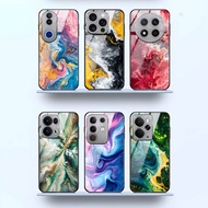 PC Plexiglass Back Case Fluid Art Series For OPPO A3/A3X/A3 Pro/A5/A5 Pro/F11 Pro