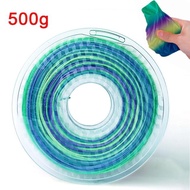 ยืดหยุ่น TPU Filament 1.75มม. 3D วัสดุการพิมพ์ Multicolor สีฟ้าสีแดงสีเขียวโปร่งใส Turquoise สำหรับ3
