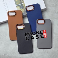 SOFT CASE CASING HP LEATHER CHROME CAMERA IPHONE 16E L02