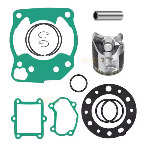 Top End Rubuild Kit with 66.4mm Piston Ring Gasket O-Ring for Honda CR250R 1997-2001 O.E.M# 13101-KZ