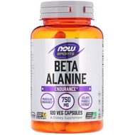 NOW FOODS Beta Alanine 750 mg 120 Capsules