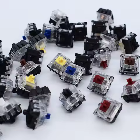 Gateron Optical Switch For GK61 SK61 64 Hotswap Mechanical Keyboard Yellow Blue Red Brown Gaming Axi