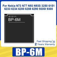 Rechargeable Battery BP-6M phone battery for Nokia N73 N77 N93 N93S 3250 6151 6233 6234 6280 6288 62