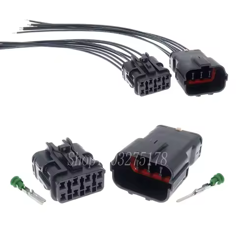1 Set 8 Pin 7222-7484-40 7123-7484-40 MG640341-5 MG610339-5 Car Oil/Fuel Pump Wire Harness Socket fo