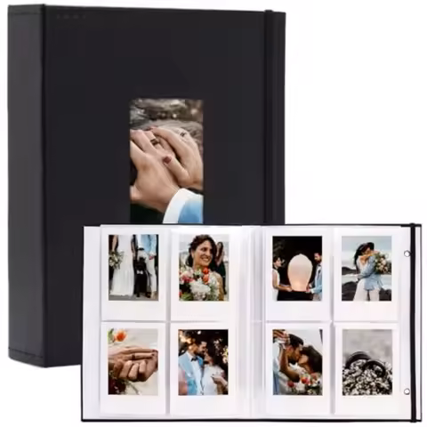 Instax Mini Photo Album Book 208 Pictures 2x3 Polaroid Photo Album, for Fujifilm Instax Mini 7s 8 9 
