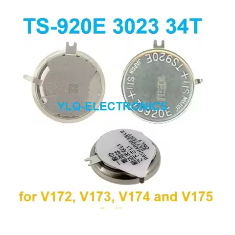 1PCS 3023.34T TS920E 3023-34T TS920 3023 34T TS920 for Seiko Watch Kinetic Rechargeable Battery for