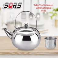 [ COD ] Teko Saringan Stainless Steel / Teko + Saringan Stainless