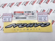 สติ๊กเกอร์บังลมหน้า NOUVO แท้ศูนย์ (รถ  สีแดง / สีเขียว)(YAMAHA/ยามาฮ่า นูโว/LOGO)แท้/โลโก้NOUVO/ตรา/สติ๊กเกอร์NOUVO/สติกเกอร์บังลมหน้านูโว/5MY-F839H-10