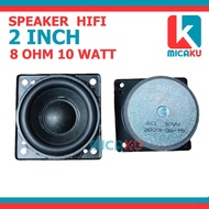 mini speaker 2 inch 8 ohm 10wat  Super Low Bass Magnet Tebal