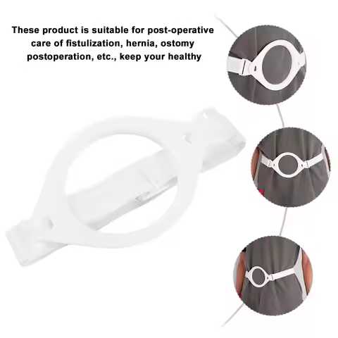 Ostomy Bag Belt Reinforcement Comfortable Adjustable Hernia Belt. Colostomy Supplies Hernai Support