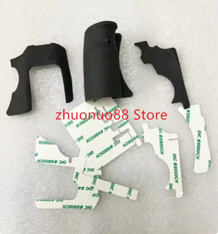 For Canon 6D, New OEM 3Pcs Body Rubber Cover Replacement Full Set