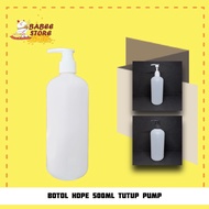 BABEE - 500ML HDPE BOTTLE WITH 24 PUMP NECK CAP 24 NECK PUMP BOTTLE/ SOAP BOTTLE/ HAND SANITIZER BOT