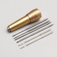 Copper Awl Shoe Repair Straight Hook Curved Crochet Shoe Repair Tool Shoe Repair Awl on Sole Crochet