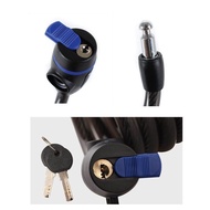 Motor Bike Cycle Bicycle Scooter Security Wire Cable Lock