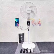 Fan Floor Fan "Bluetooth SolariSolfan16 Solar Fan Motor Audio Power Saving Brushless Music PFFN