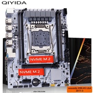 QIYIDA X99 เมนบอร์ดLGA 2011 z Xeon CPU E5 Vz Vch DDRCH RAM NVME M.2 PCI3.0 16X SATA M-ATX