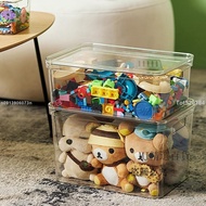 [Transparent Storage Box] Toy Storage Box Household Children's Building Block Storage Box Plush Doll