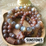 Natural Sunstone Arusha Beads Spacer Bracelet Certificate